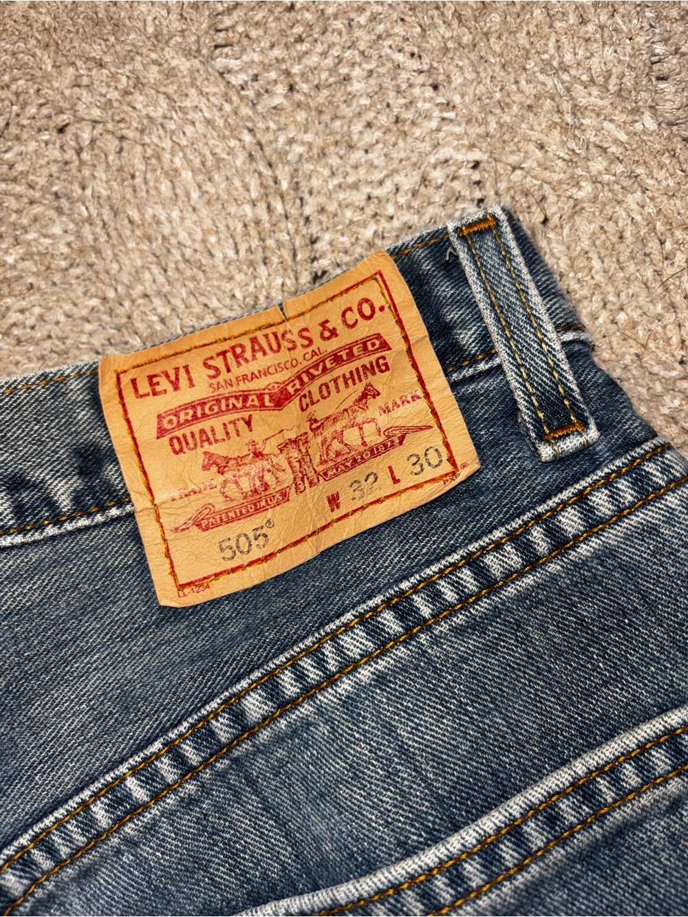 Levi’s 505 Regular Fit Straight Jeans W32 L30